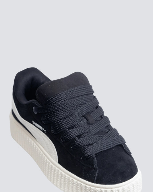 PUMA CREEPER PHATTY NEGRO BLANCO MUJER