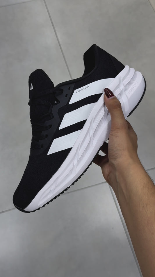 ADIDAS REPETITOR NEGRO BLANCO HOMBRE