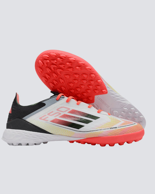 ADIDAS F50 BLANCO NARANJA HOMBRE