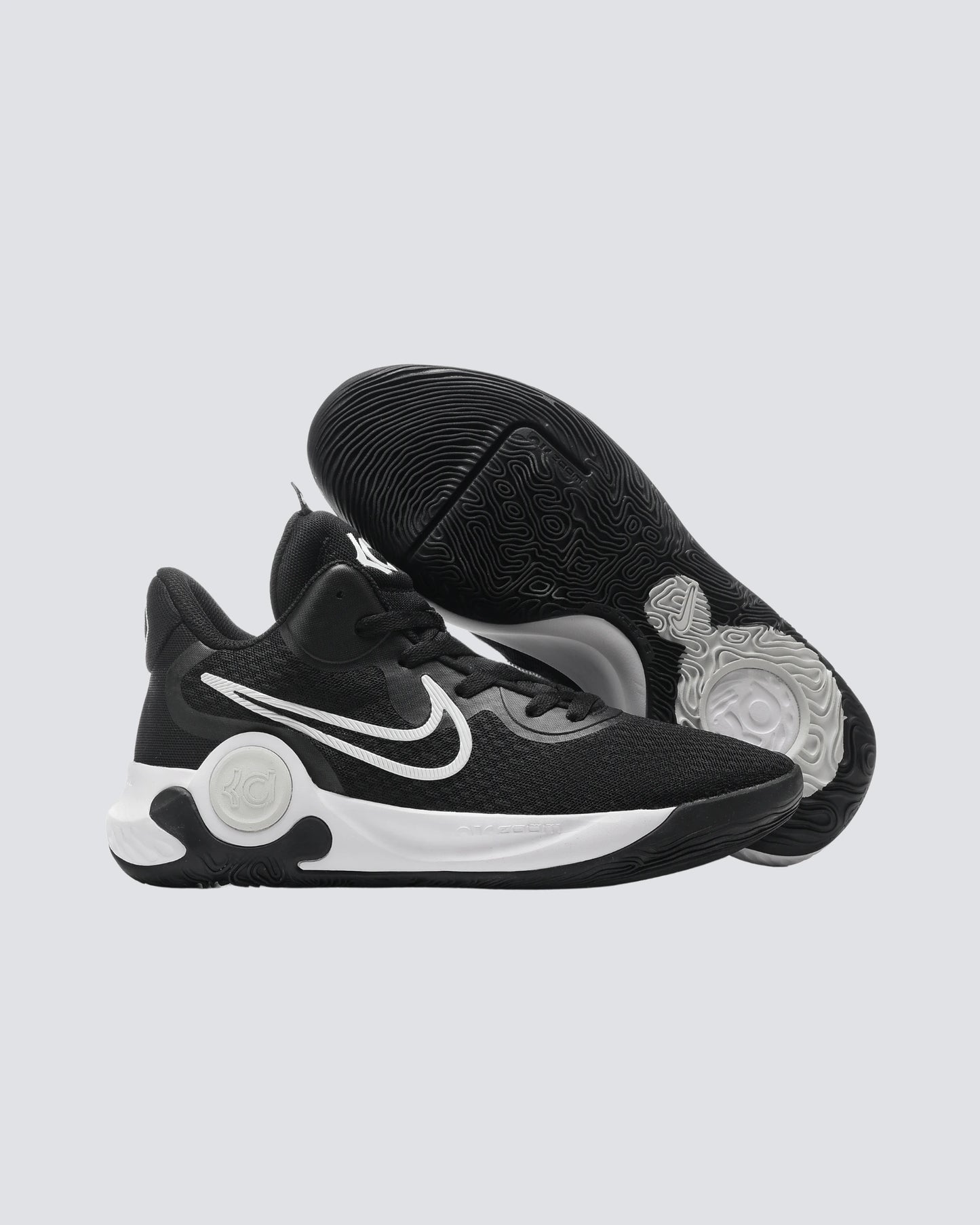 NIKE BOTA KD TREY 5 NEGRO BLANCO HOMBRE
