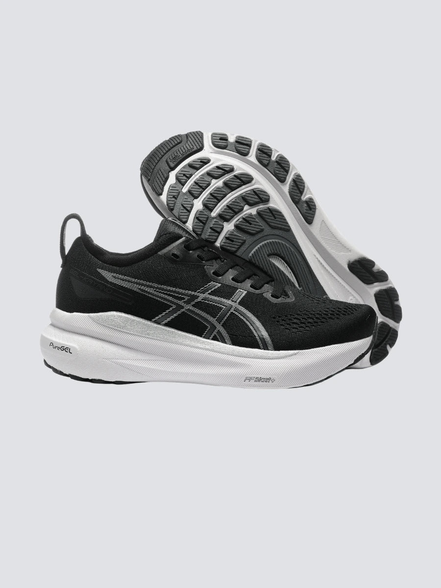 ASICS GEL- KAYANO NEGRO BLANCO MUJER O NIÑO