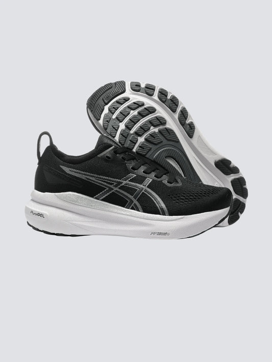 ASICS GEL- KAYANO NEGRO BLANCO MUJER O NIÑO