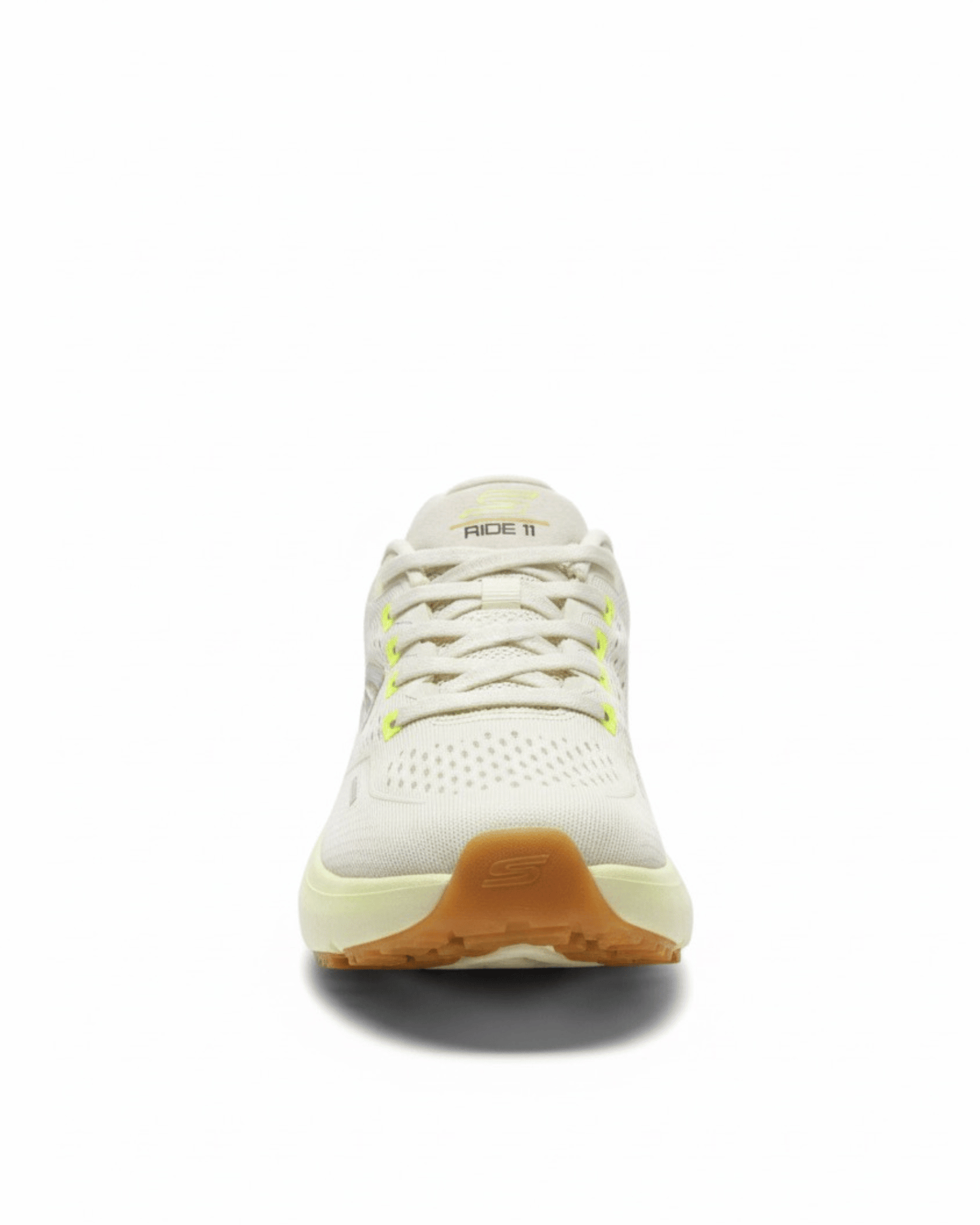 TENIS SKECHERS RIDE 11 GRIS VERDE NEON