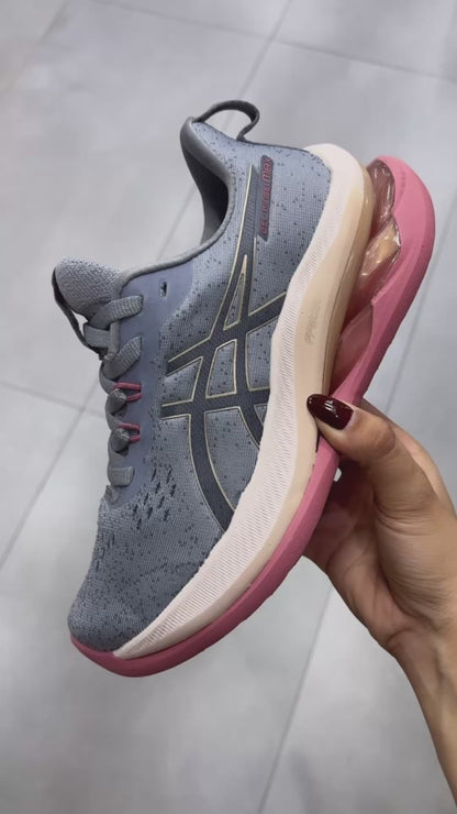 ASICS GEL-KINSEI MAX GRIS ROSADO MUJER