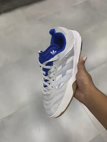 ADIDAS FUTSAL BEIGE AZUL HOMBRE