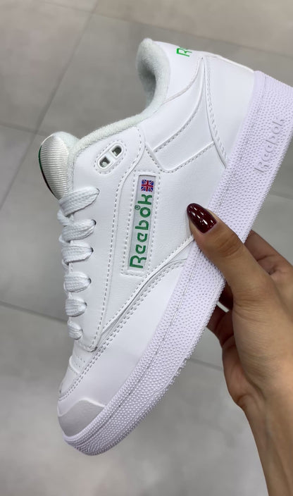 REEBOK CLUB C85 BLANCO VERDE HOMBRE