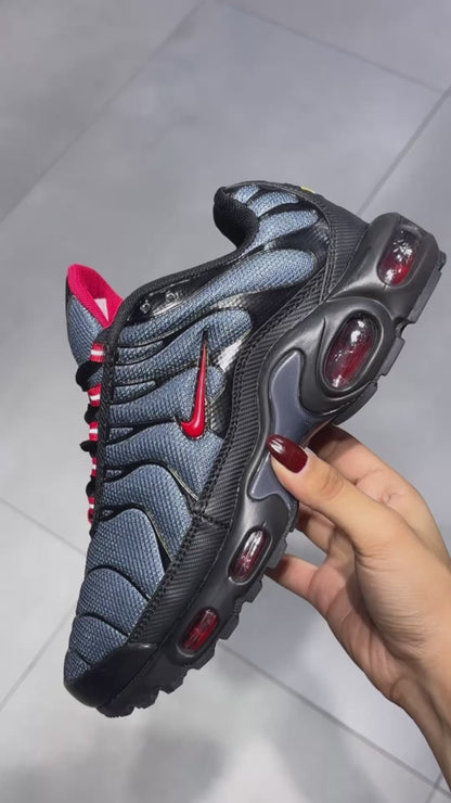 NIKE TN GRIS ROJO